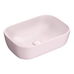 Arezzo 600 Grey Floor Standing Unit with Pink Rectangular Counter Top Basin + Toilet Pack 11 Arezzo 600 Grey Floor Standing Unit with Pink Rectangular Counter Top Basin + Toilet Pack -Cloakroom Suites Shop AZ6GPKCTP2 d3 460
