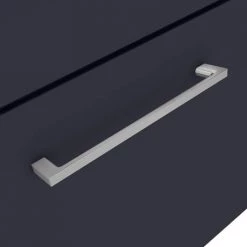 Arezzo Blue Wall Hung Sink Vanity Unit + Toilet Package with Chrome Handle 11 Arezzo Blue Wall Hung Sink Vanity Unit + Toilet Package with Chrome Handle -Cloakroom Suites Shop AZBCHWHP1 D3 460