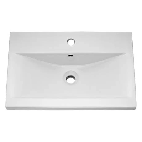 Arezzo Grey Wall Hung Sink Vanity Unit + Toilet Package with Chrome Handle 5 Arezzo Grey Wall Hung Sink Vanity Unit + Toilet Package with Chrome Handle - Image 3