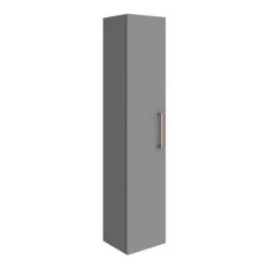 Arezzo Grey Floor Standing Vanity Unit, Tall Cabinet + Toilet Pack with Rose Gold Handles 12 Arezzo Grey Floor Standing Vanity Unit, Tall Cabinet + Toilet Pack with Rose Gold Handles -Cloakroom Suites Shop AZGRGFSP1 ND6 460