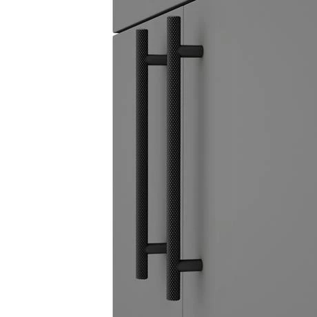 Arezzo Matt Black 900mm Quadrant Shower Suite with Matt Grey Vanity Unit + Modern Round Toilet 8 Arezzo Matt Black 900mm Quadrant Shower Suite with Matt Grey Vanity Unit + Modern Round Toilet - Image 6