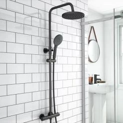 Arezzo Matt Black Complete Modern Bathroom Package (incl. L-Shaped Bath) 12 Arezzo Matt Black Complete Modern Bathroom Package (incl. L-Shaped Bath) -Cloakroom Suites Shop AZMBCBP d5 460