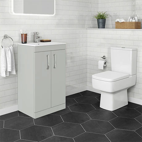 Brooklyn Grey Mist Small 4-Piece Suite 3 Brooklyn Grey Mist Small 4-Piece Suite