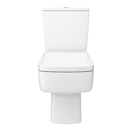 Brooklyn Bathroom Suite - Gloss White with Chrome Handle - 500mm Wall Hung Vanity & Toilet 8 Brooklyn Bathroom Suite - Gloss White with Chrome Handle - 500mm Wall Hung Vanity & Toilet - Image 6