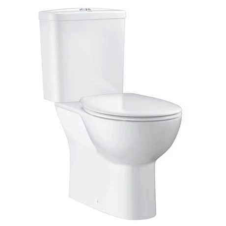 Grohe Bau 4-Piece Bathroom Suite (Basin + Rimless Close Coupled Toilet) 5 Grohe Bau 4-Piece Bathroom Suite (Basin + Rimless Close Coupled Toilet) - Image 3