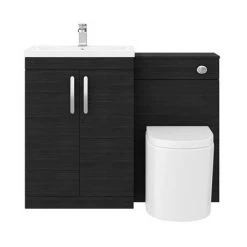 Brooklyn Black Vanity Bathroom Suite 13 Brooklyn Black Vanity Bathroom Suite -Cloakroom Suites Shop BBVBS d6 460