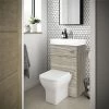 Brooklyn 500mm Driftwood 2-In-1 Combined Wash Basin & Toilet 2 Brooklyn 500mm Driftwood 2-In-1 Combined Wash Basin & Toilet -Cloakroom Suites Shop BCOMDRI prod