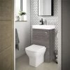 Brooklyn 500mm Grey Avola 2-In-1 Combined Wash Basin & Toilet 1 Brooklyn 500mm Grey Avola 2-In-1 Combined Wash Basin & Toilet -Cloakroom Suites Shop BCOMGRY prod