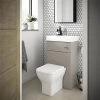 Brooklyn 500mm Stone Grey 2-In-1 Combined Wash Basin & Toilet 2 Brooklyn 500mm Stone Grey 2-In-1 Combined Wash Basin & Toilet -Cloakroom Suites Shop BCOMSTO prod