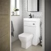 Brooklyn 500mm White Gloss 2-In-1 Combined Wash Basin & Toilet 1 Brooklyn 500mm White Gloss 2-In-1 Combined Wash Basin & Toilet -Cloakroom Suites Shop BCOMWHT prod