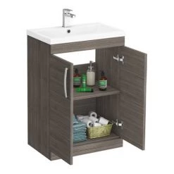 Brooklyn Cloakroom Suite (Grey Avola) 11 Brooklyn Cloakroom Suite (Grey Avola) -Cloakroom Suites Shop BCSGA ND2 460