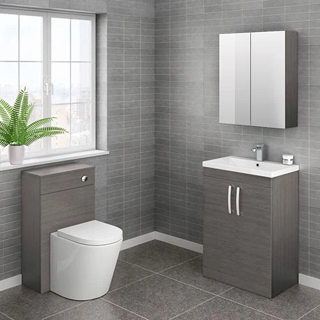 Brooklyn Cloakroom Suite (Grey Avola) 3 Brooklyn Cloakroom Suite (Grey Avola)