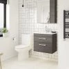 Brooklyn Grey Avola Cloakroom Suite (Wall Hung Vanity + Toilet) 1 Brooklyn Grey Avola Cloakroom Suite (Wall Hung Vanity + Toilet) -Cloakroom Suites Shop BGACS prod
