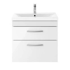 Brooklyn Gloss White Cloakroom Suite (Wall Hung Vanity + Toilet) 10 Brooklyn Gloss White Cloakroom Suite (Wall Hung Vanity + Toilet) -Cloakroom Suites Shop BGWCS d2 460