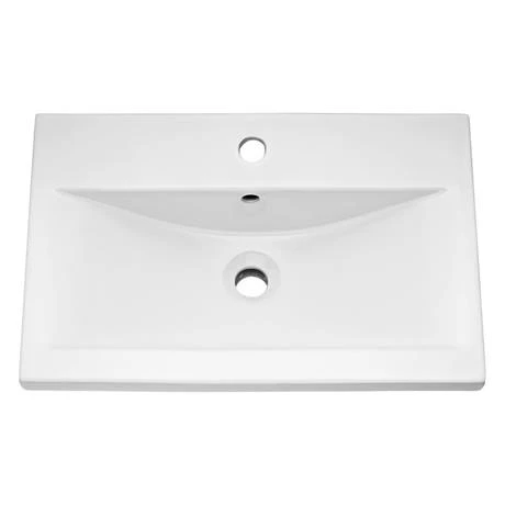 Brooklyn Gloss White Cloakroom Suite (Wall Hung Vanity + Toilet) 6 Brooklyn Gloss White Cloakroom Suite (Wall Hung Vanity + Toilet) - Image 4