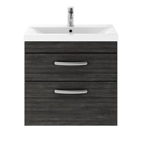 Brooklyn Black Cloakroom Suite (Wall Hung Vanity + Toilet) 5 Brooklyn Black Cloakroom Suite (Wall Hung Vanity + Toilet) - Image 3