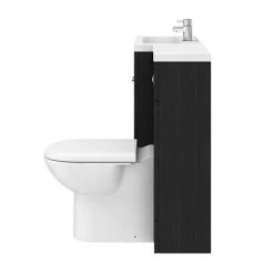 Brooklyn Black 1100mm Combination Furniture Pack -Cloakroom Suites Shop BK1100BLK D4 460