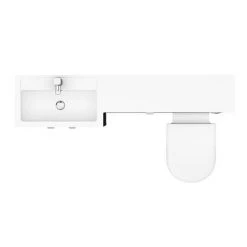 Brooklyn Black 1500mm Combination Furniture Pack 13 Brooklyn Black 1500mm Combination Furniture Pack -Cloakroom Suites Shop BK1500BLK D5 460