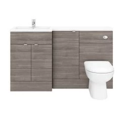 Brooklyn Grey Avola 1500mm Combination Furniture Pack 11 Brooklyn Grey Avola 1500mm Combination Furniture Pack -Cloakroom Suites Shop BKGRY1500 D3 460