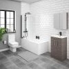 Brooklyn Grey Avola Bathroom Suite 1 Brooklyn Grey Avola Bathroom Suite -Cloakroom Suites Shop BRGABS np