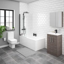Brooklyn Grey Avola Bathroom Suite