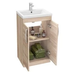 Brooklyn Natural Oak Bathroom Suite 11 Brooklyn Natural Oak Bathroom Suite -Cloakroom Suites Shop BROAKBS d3 460