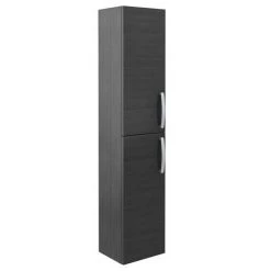 Brooklyn Black Bathroom Suite with Tall Cabinet -Cloakroom Suites Shop BTCBLK d5 460