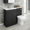 Brooklyn Black 1100mm Combination Furniture Pack