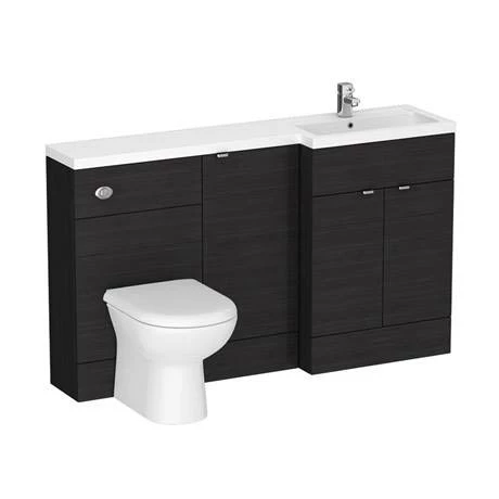 Brooklyn Black 1500mm Combination Furniture Pack 4 Brooklyn Black 1500mm Combination Furniture Pack - Image 2