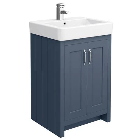 Chatsworth 3-Piece Traditional Blue Bathroom Suite 4 Chatsworth 3-Piece Traditional Blue Bathroom Suite - Image 2