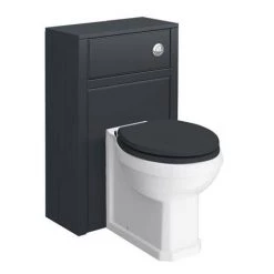Chatsworth Traditional Graphite Sink Vanity Unit + Toilet Package 10 Chatsworth Traditional Graphite Sink Vanity Unit + Toilet Package -Cloakroom Suites Shop C560WCBLK d2 460