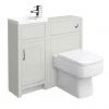 Chatsworth Traditional Cloakroom Vanity Unit Suite - Grey 2 Chatsworth Traditional Cloakroom Vanity Unit Suite - Grey -Cloakroom Suites Shop C900GRY n p