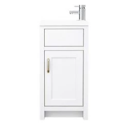 Chatsworth Traditional Cloakroom Vanity Unit Suite - White 13 Chatsworth Traditional Cloakroom Vanity Unit Suite - White -Cloakroom Suites Shop C900WHT n d3 460