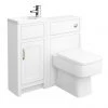 Chatsworth Traditional Cloakroom Vanity Unit Suite - White 1 Chatsworth Traditional Cloakroom Vanity Unit Suite - White -Cloakroom Suites Shop C900WHT n p