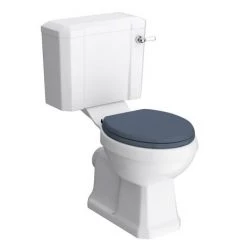 Chatsworth Traditional Blue Cloakroom Suite (Vanity Unit + Close Coupled Toilet) -Cloakroom Suites Shop CBLCS425 d4 460