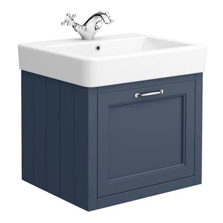 Chatsworth Blue Cloakroom Suite (Wall Hung Vanity Unit + Close Coupled Toilet) 6 Chatsworth Blue Cloakroom Suite (Wall Hung Vanity Unit + Close Coupled Toilet) - Image 4