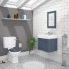 Chatsworth Blue Cloakroom Suite (Wall Hung Vanity Unit + Close Coupled Toilet) 2 Chatsworth Blue Cloakroom Suite (Wall Hung Vanity Unit + Close Coupled Toilet) -Cloakroom Suites Shop CBLWHS prod