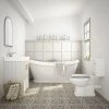 Chatsworth Grey Close Coupled Roll Top Bathroom Suite 2 Chatsworth Grey Close Coupled Roll Top Bathroom Suite -Cloakroom Suites Shop CCCGYBS prod