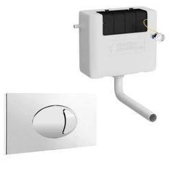 Milan Grey Avola Cloakroom Suite (Toilet, Concealed Cistern + Vanity Unit) 13 Milan Grey Avola Cloakroom Suite (Toilet, Concealed Cistern + Vanity Unit) -Cloakroom Suites Shop CCPB01 FAC001 L1 460