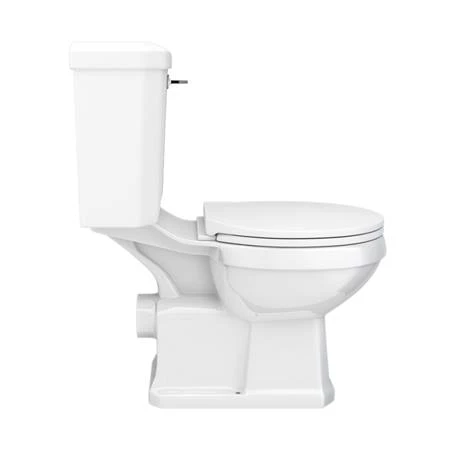 Carlton Traditional Cloakroom Suite - Close Couple Toilet & Wall Hung Basin 6 Carlton Traditional Cloakroom Suite - Close Couple Toilet & Wall Hung Basin - Image 4