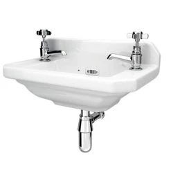 Carlton Traditional Cloakroom Suite - Close Couple Toilet & Wall Hung Basin 12 Carlton Traditional Cloakroom Suite - Close Couple Toilet & Wall Hung Basin -Cloakroom Suites Shop CCTCS n d4 460