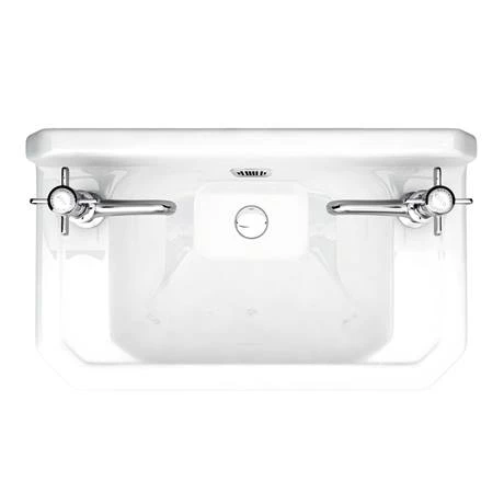 Carlton Traditional Cloakroom Suite - Close Couple Toilet & Wall Hung Basin 8 Carlton Traditional Cloakroom Suite - Close Couple Toilet & Wall Hung Basin - Image 6