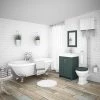 Chatsworth High Level Green Roll Top Bathroom Suite 1 Chatsworth High Level Green Roll Top Bathroom Suite -Cloakroom Suites Shop CHLSGRN p