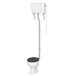 Chatsworth High Level Green Roll Top Bathroom Suite -Cloakroom Suites Shop CHLSGRN d3 460