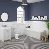 Chatsworth Grey Bathroom Suite incl. 1700 x 700 Bath with Panels 2 Chatsworth Grey Bathroom Suite incl. 1700 x 700 Bath with Panels -Cloakroom Suites Shop CHTBSGRY n p