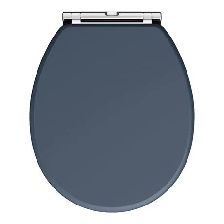 Chatsworth Traditional Blue Semi-Recessed Vanity Unit w. Matt Black Handles + Toilet Package 6 Chatsworth Traditional Blue Semi-Recessed Vanity Unit w. Matt Black Handles + Toilet Package - Image 4