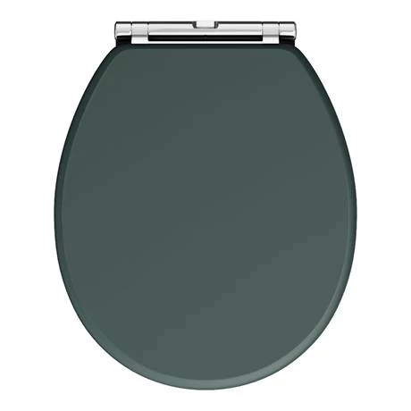 Chatsworth Traditional Green Semi-Recessed Vanity Unit w. Matt Black Handles + Toilet Package 6 Chatsworth Traditional Green Semi-Recessed Vanity Unit w. Matt Black Handles + Toilet Package - Image 4