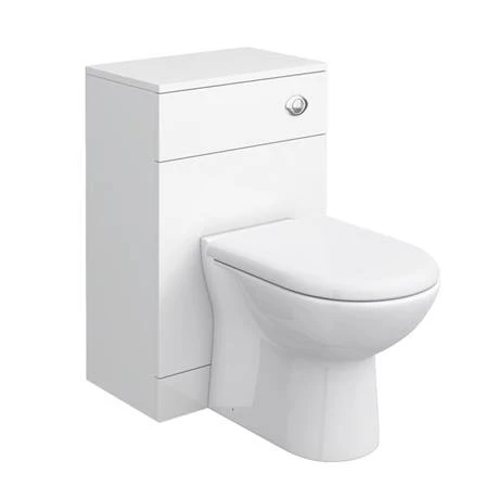 Cove 1050mm Vanity Unit Cloakroom Suite (Gloss White - Depth 300mm) 5 Cove 1050mm Vanity Unit Cloakroom Suite (Gloss White - Depth 300mm) - Image 3