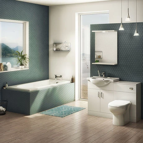 Cove 1150mm Vanity Unit Suite + Single Ended Bath 3 Cove 1150mm Vanity Unit Suite + Single Ended Bath