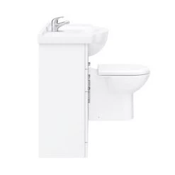 Cove 1320mm Vanity Unit Suite + Tap (High Gloss White - Depth 330mm) 13 Cove 1320mm Vanity Unit Suite + Tap (High Gloss White - Depth 330mm) -Cloakroom Suites Shop CV1320BST D6 460 1